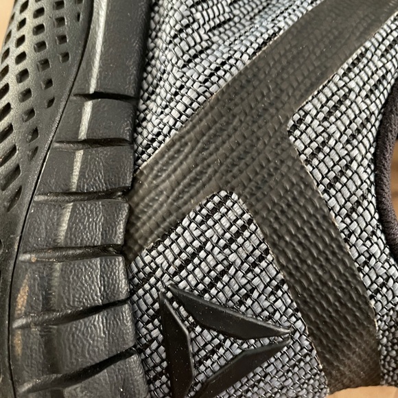 Reebok Black Mesh Lace Up Mens Sneakers Size 13 - Picture 7 of 11